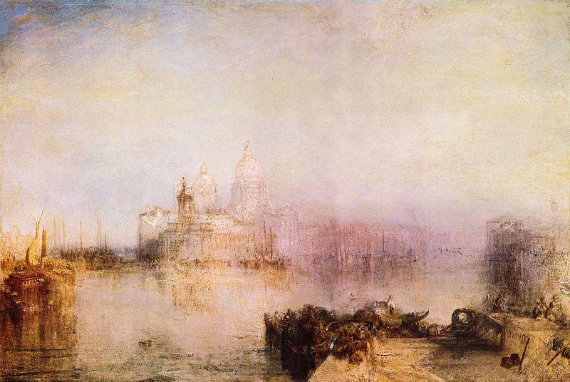 Joseph Mallord William Turner Dogana und Santa Maria della Salute, Venedig Norge oil painting art